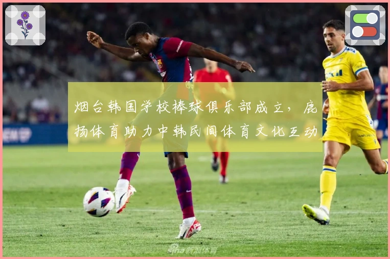 烟台韩国学校棒球俱乐部成立，鹿扬体育助力中韩民间体育文化互动